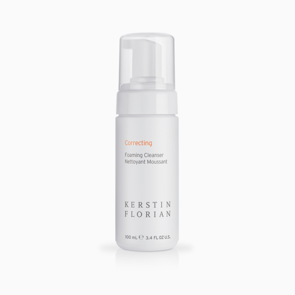 Correcting foaming cleanser